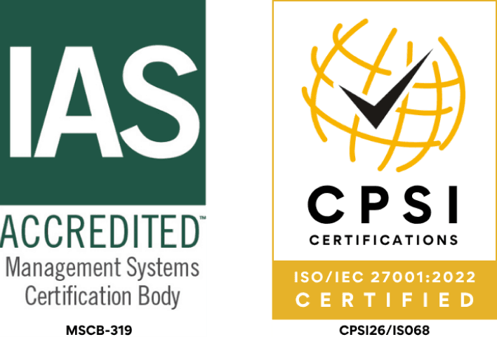 ISO 27001 Certified